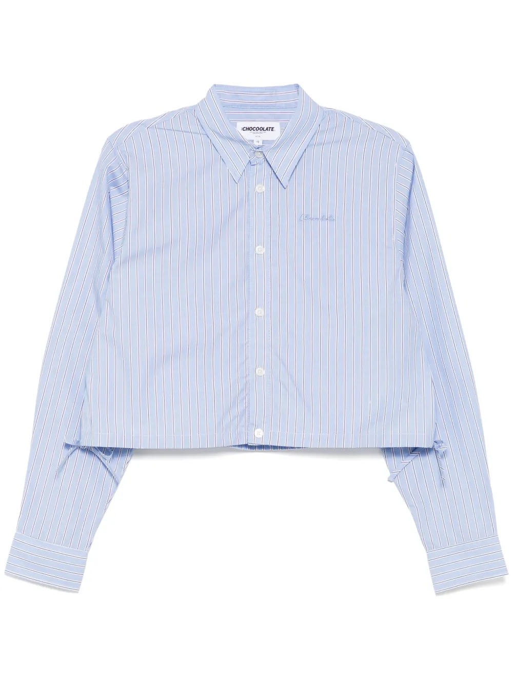 CHOCOOLATE camisa con rayas estampadas | azul | Image 1