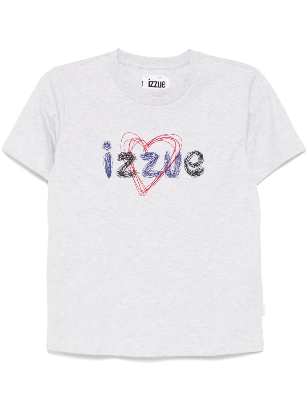 logo-embroidered T-shirt