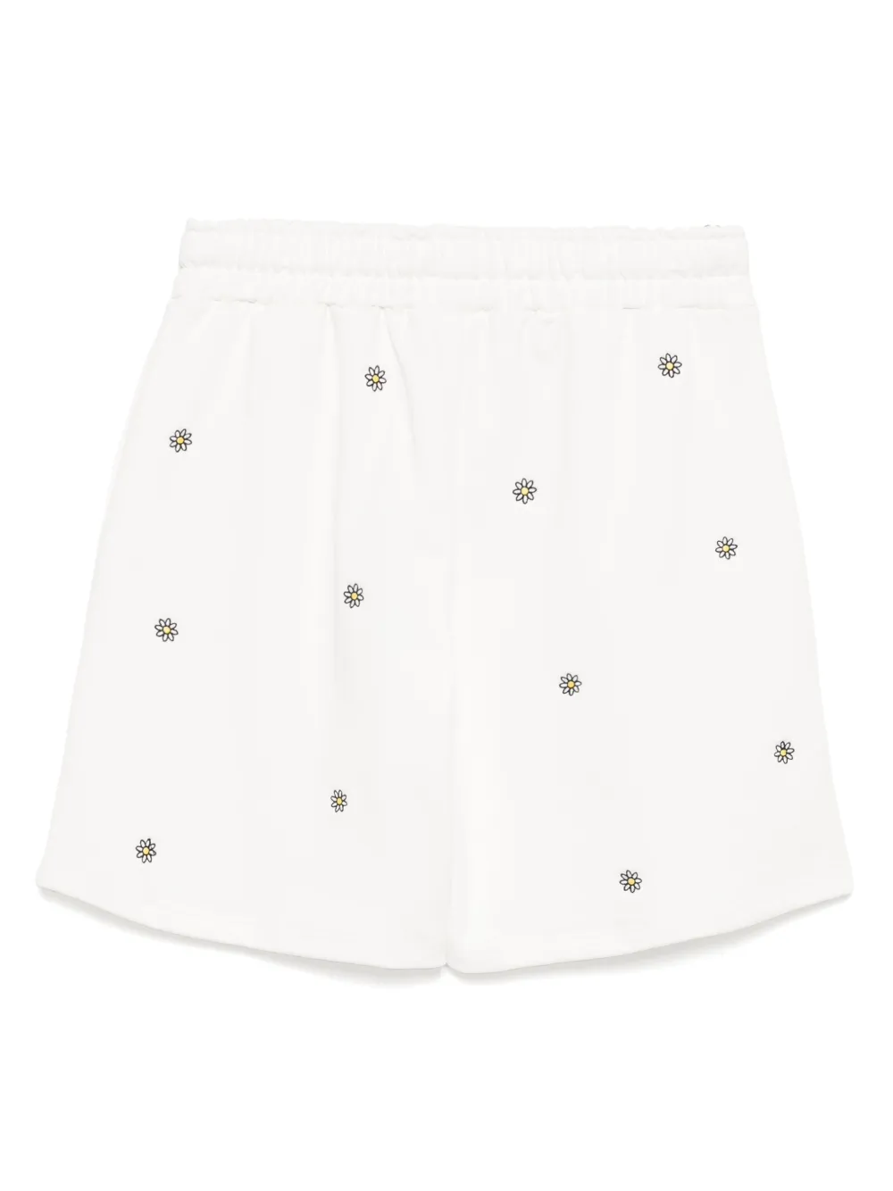 Family First Shorts met logoprint Wit