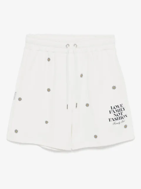 Family First logo-printed shorts 