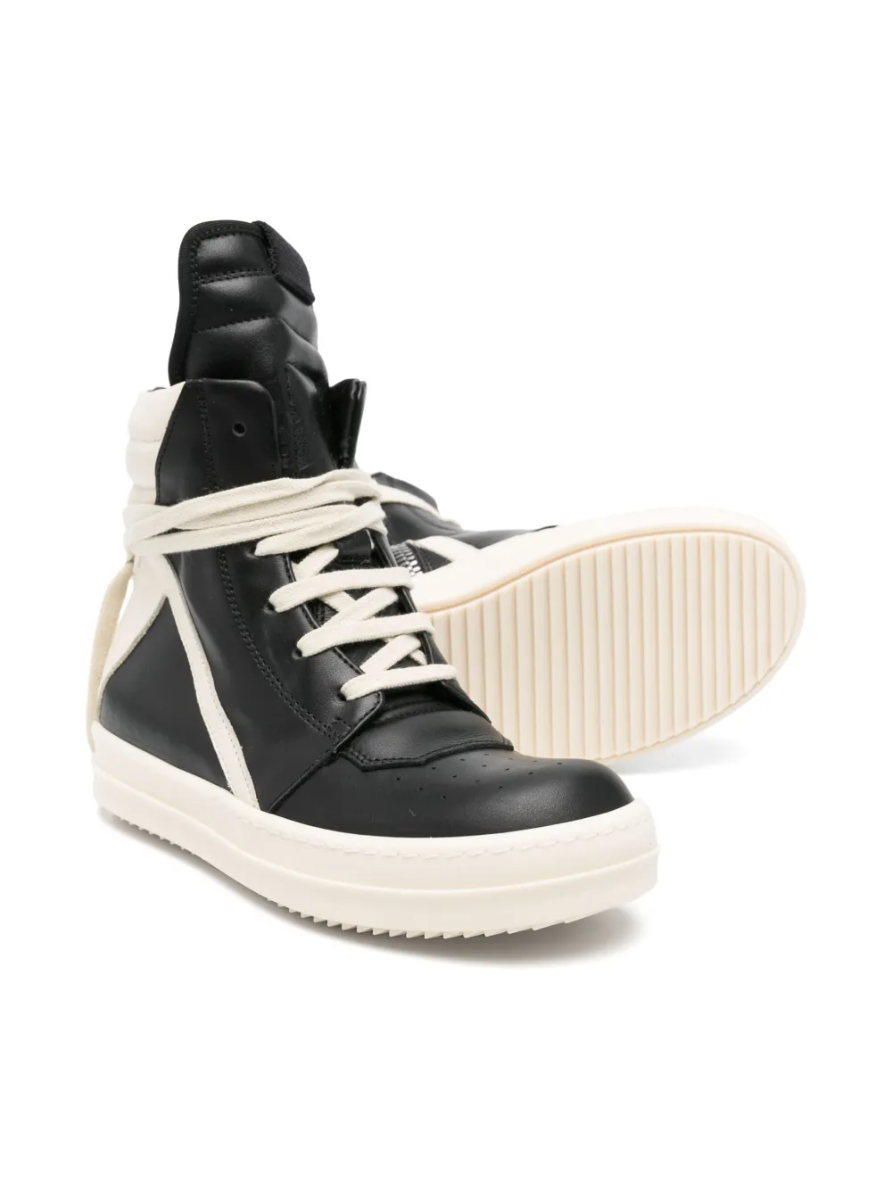 Rick Owens Kids Geo Baskets sneakers Black