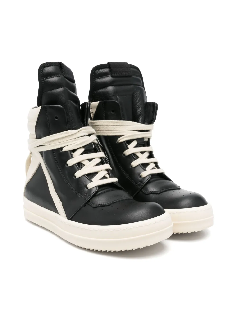 Rick Owens Kids Geo Baskets sneakers Black