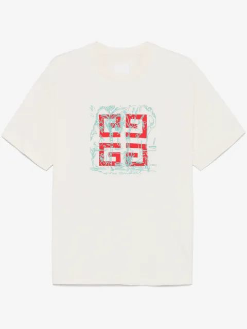 Givenchy playera con estampado 4G