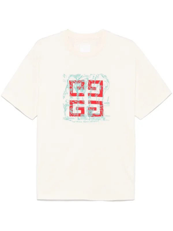 Tシャツ・カットソー GIVENCHY White Stretch Cotton Top T-shirt in cotton with GIVENCHY patch in - white | Givenchy US