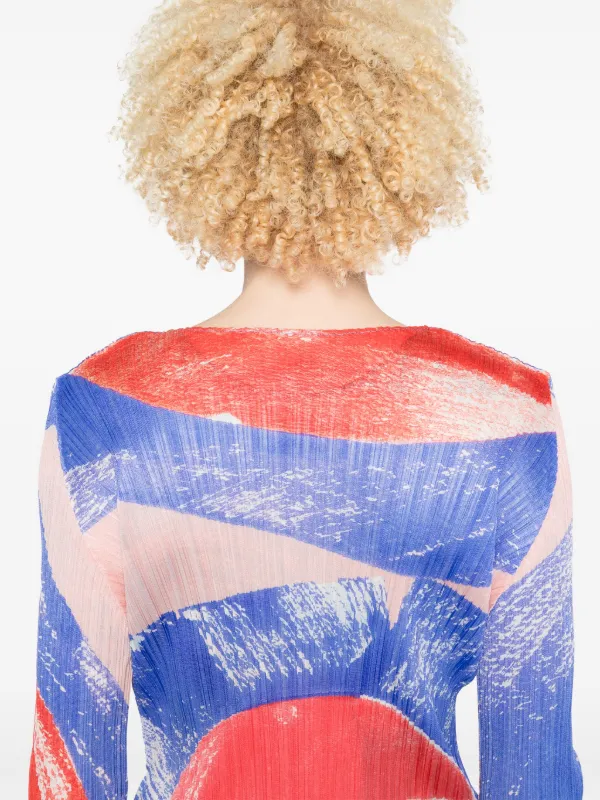 Pleats Please Issey Miyake Backlight Top | Blue | FARFETCH