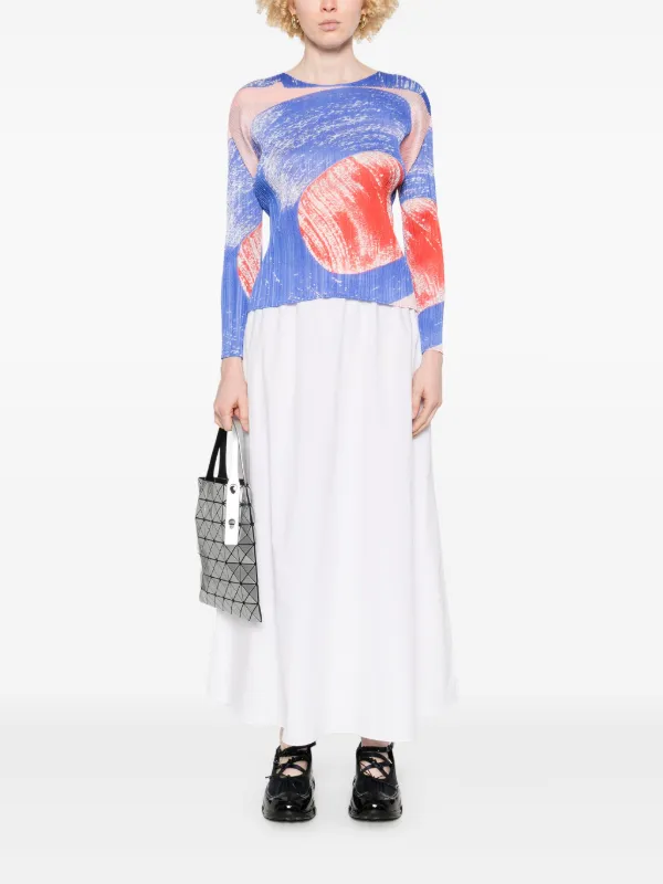 Pleats Please Issey Miyake Backlight Top | Blue | FARFETCH