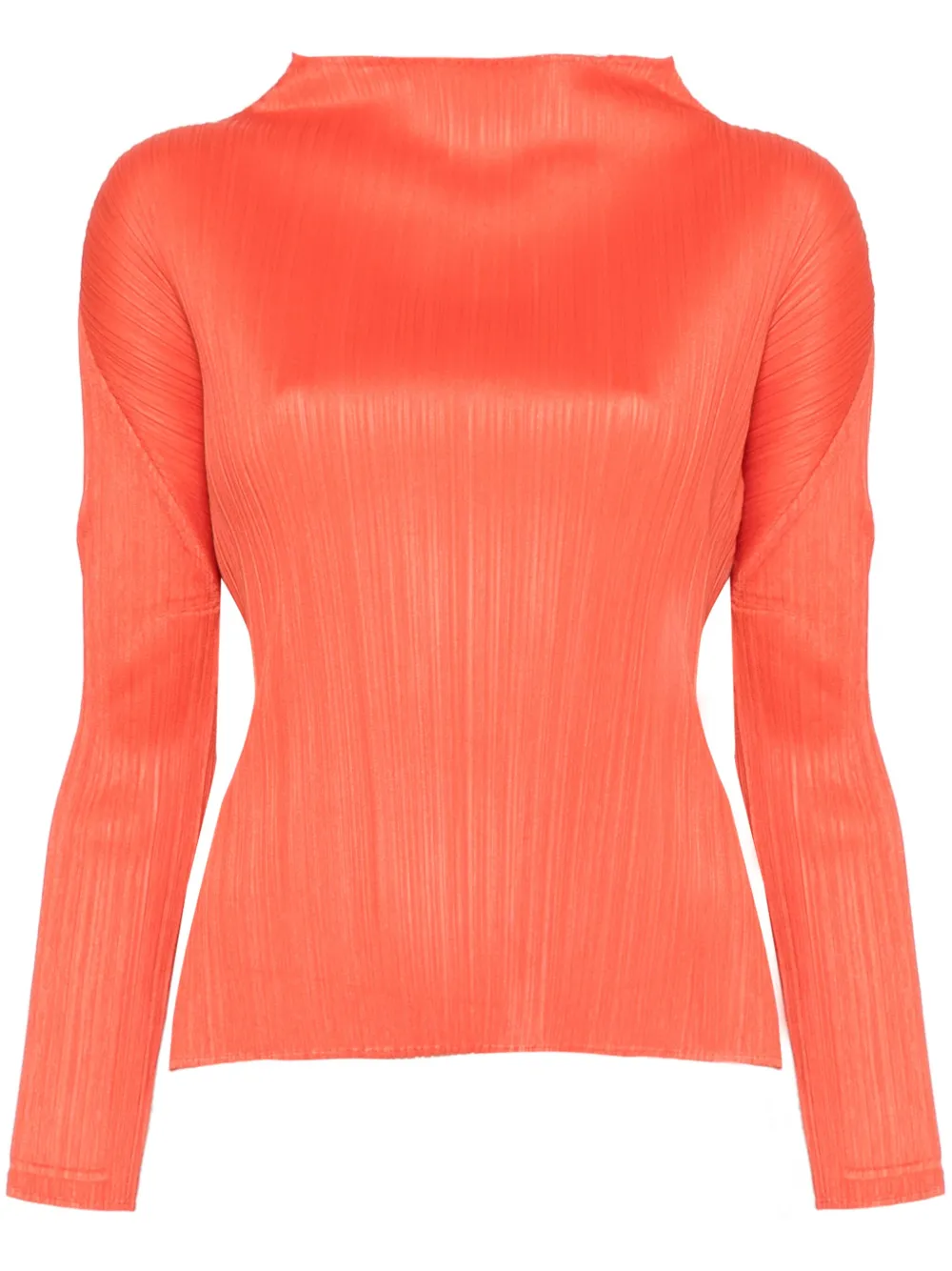 Pleats Please Issey Miyake Monthly Colors: February top Oranje