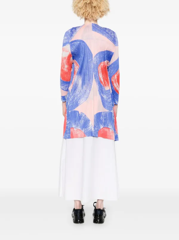 Pleats Please Issey Miyake Backlight コート | ブルー | FARFETCH JP
