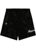 AAPE BY *A BATHING APE® cotton-blend shorts - Black