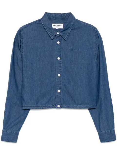 CHOCOOLATE camisa de mezclilla