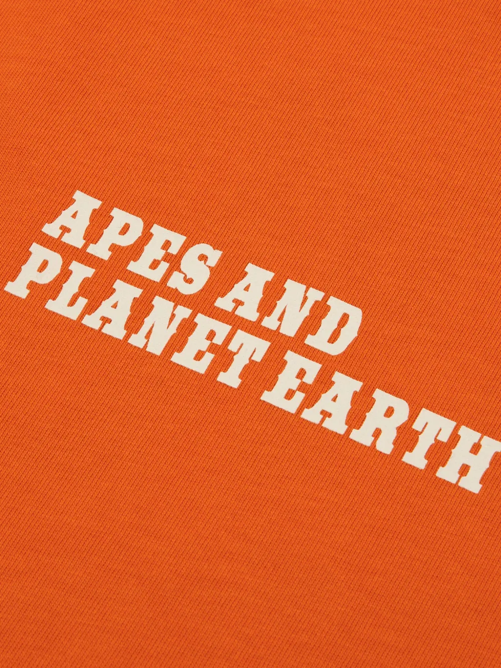 AAPE BY *A BATHING APE Katoenen T-shirt Oranje