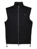 Moncler reversible padded gilet - Black