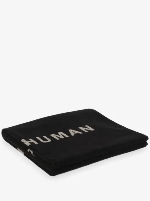 Rick Owens Strandtuch mit Text-Print
