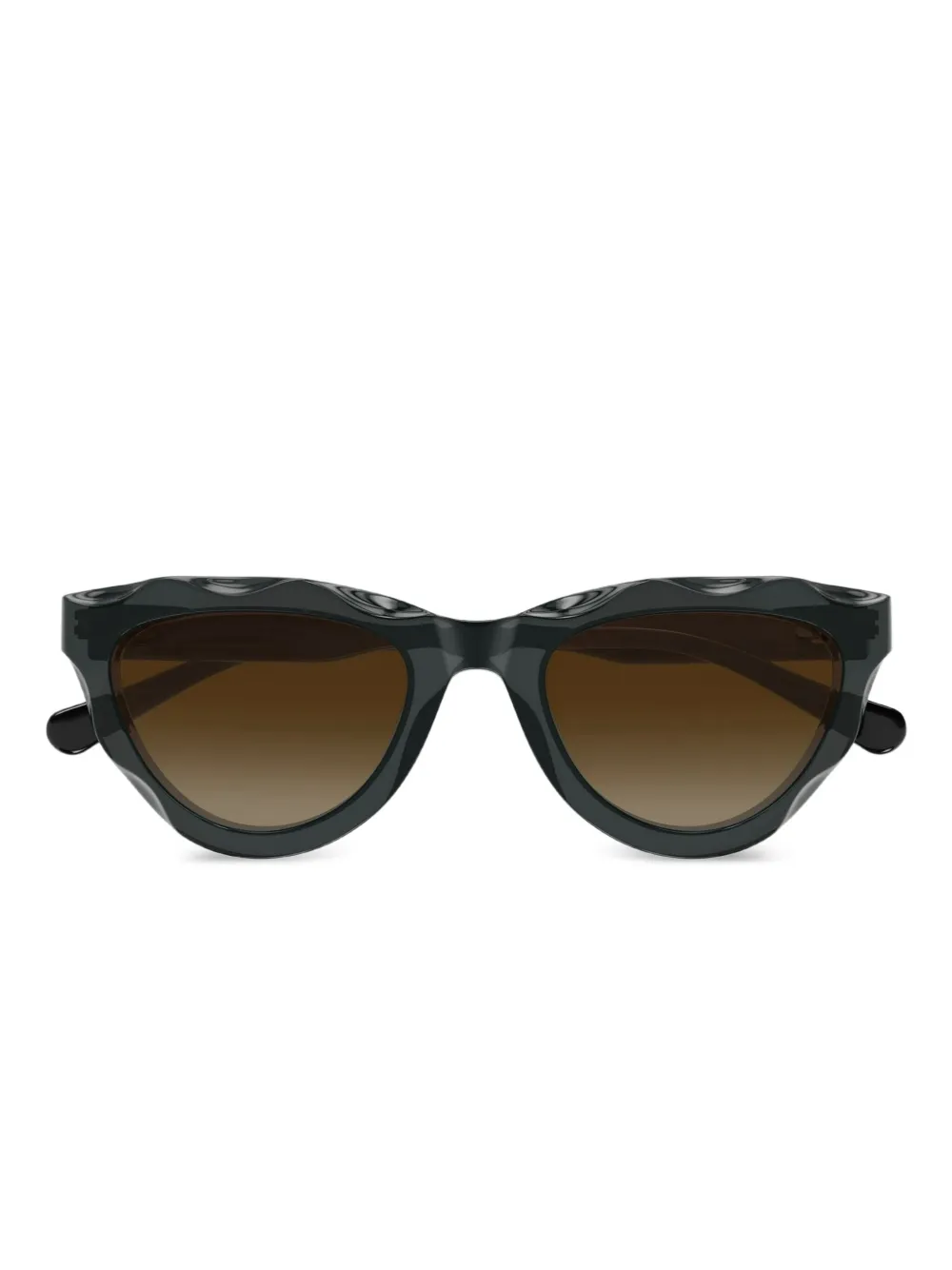 Chloé Eyewear sculpted cat-eye sunglasses Grijs