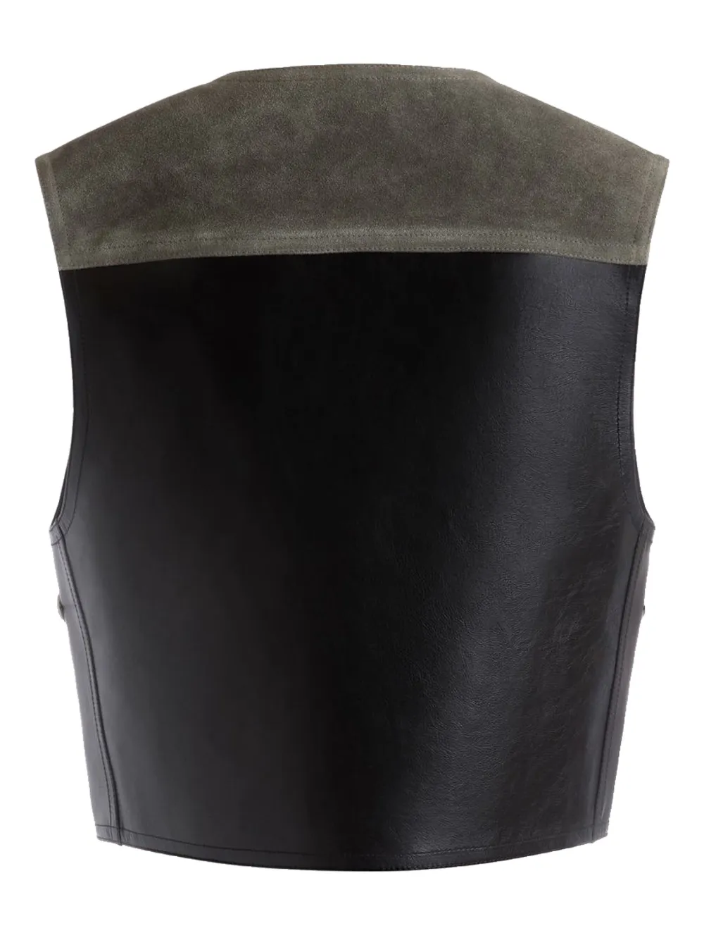 Bally leather vest - Zwart