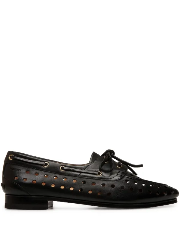 Bally Plume Loafers in Black