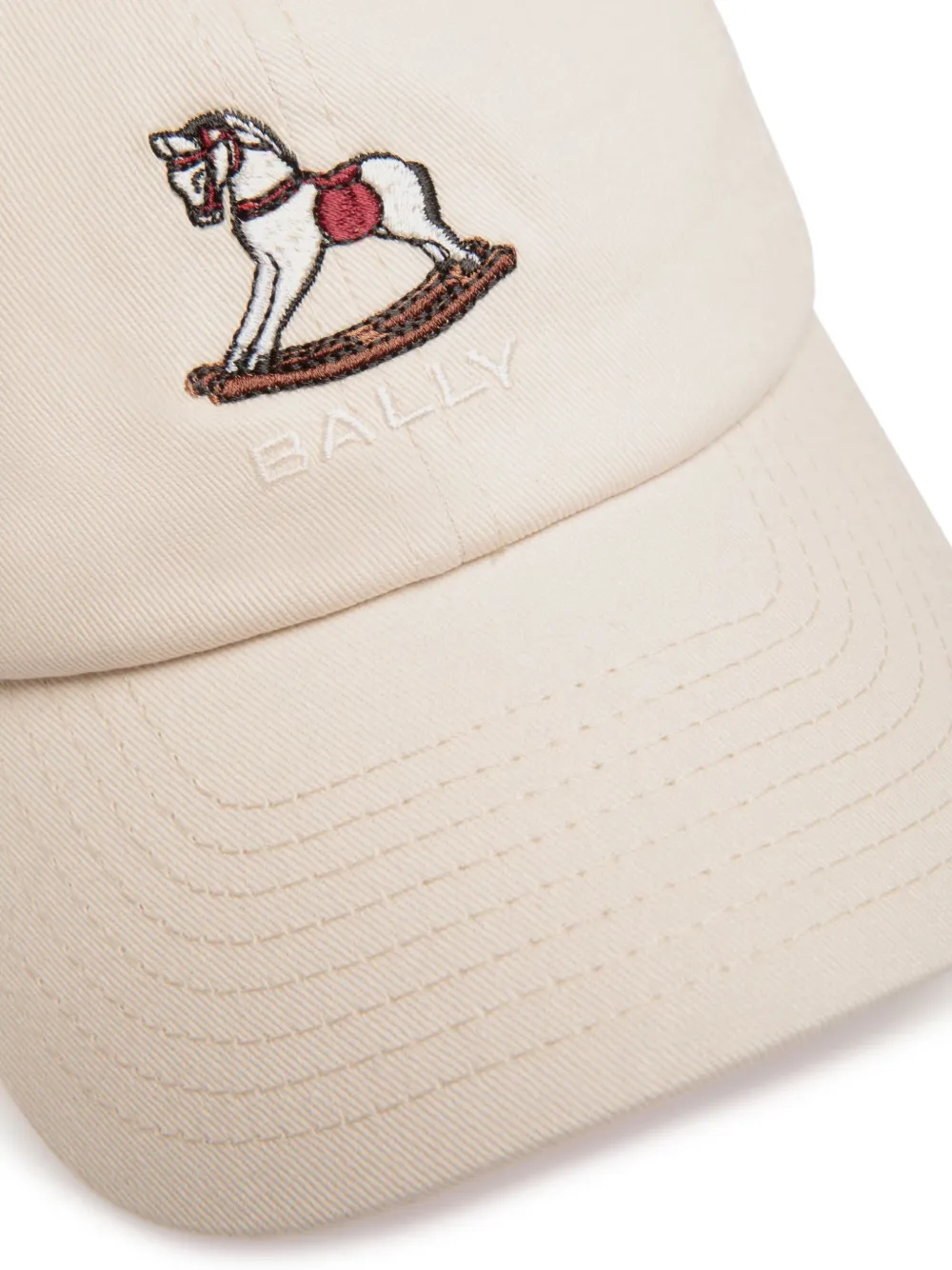 Bally Beni Biscof Rocking Horse honkbalpet Beige