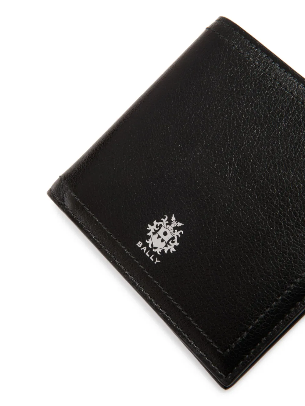 Shop Bally Ray Wallet In Black/palladio