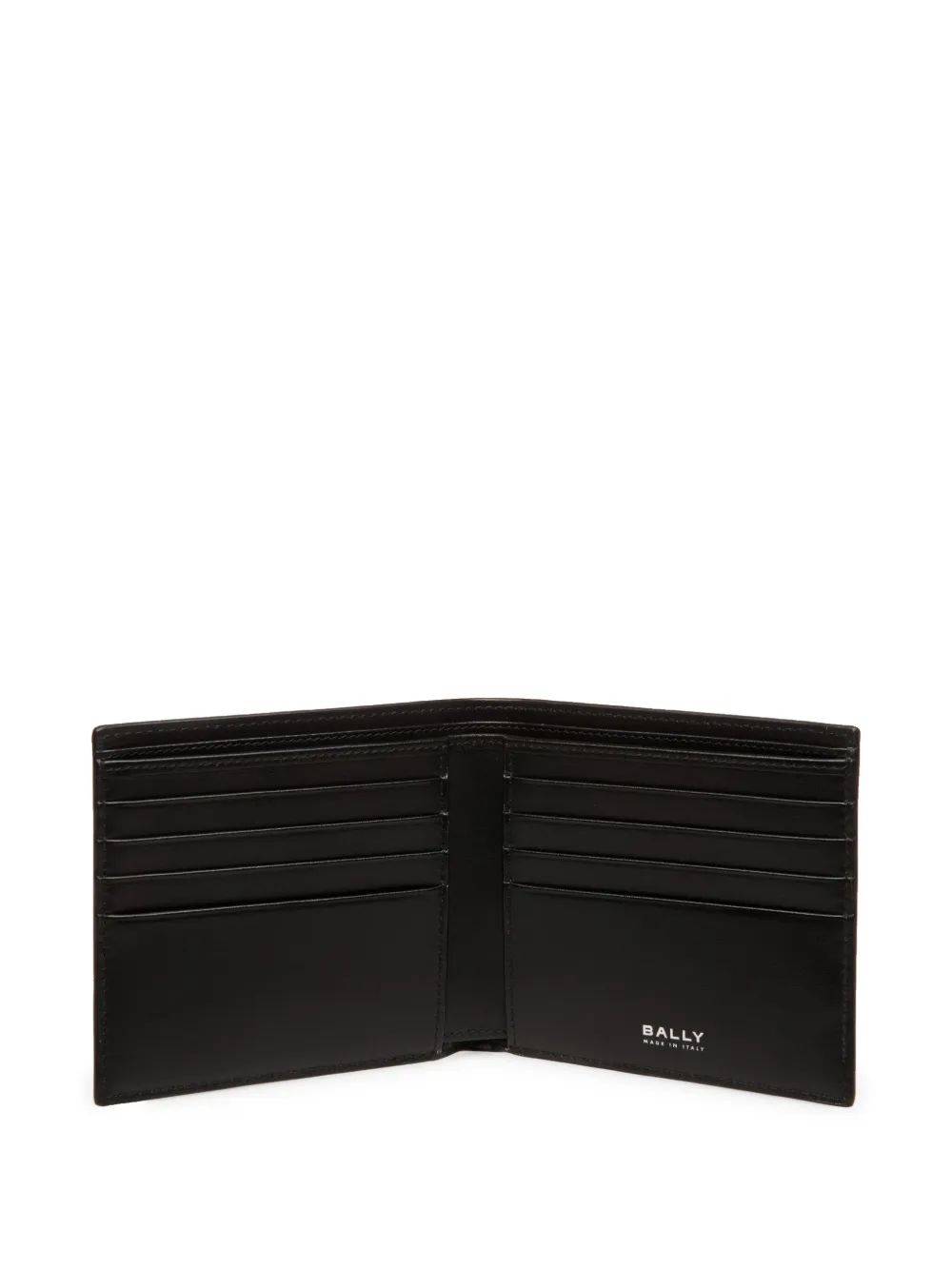 Shop Bally Ray Wallet In Black/palladio