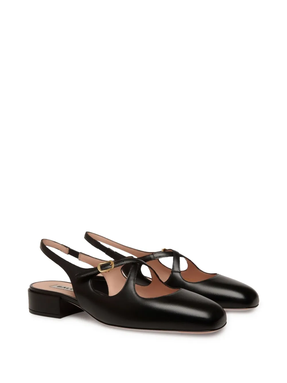 Bally 30mm leather pumps - Zwart