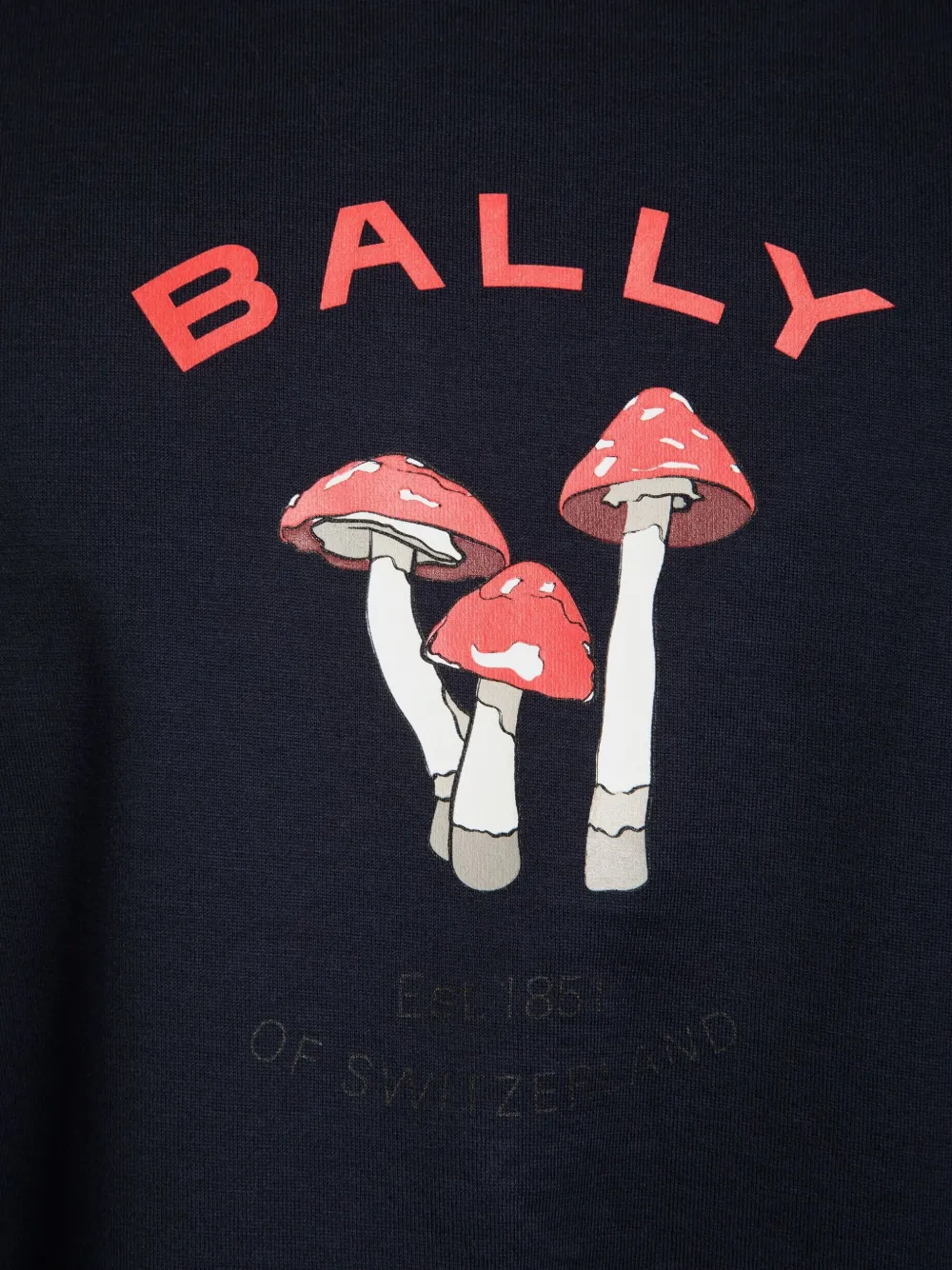 Bally Enchanting Mushrooms T-shirt Blauw