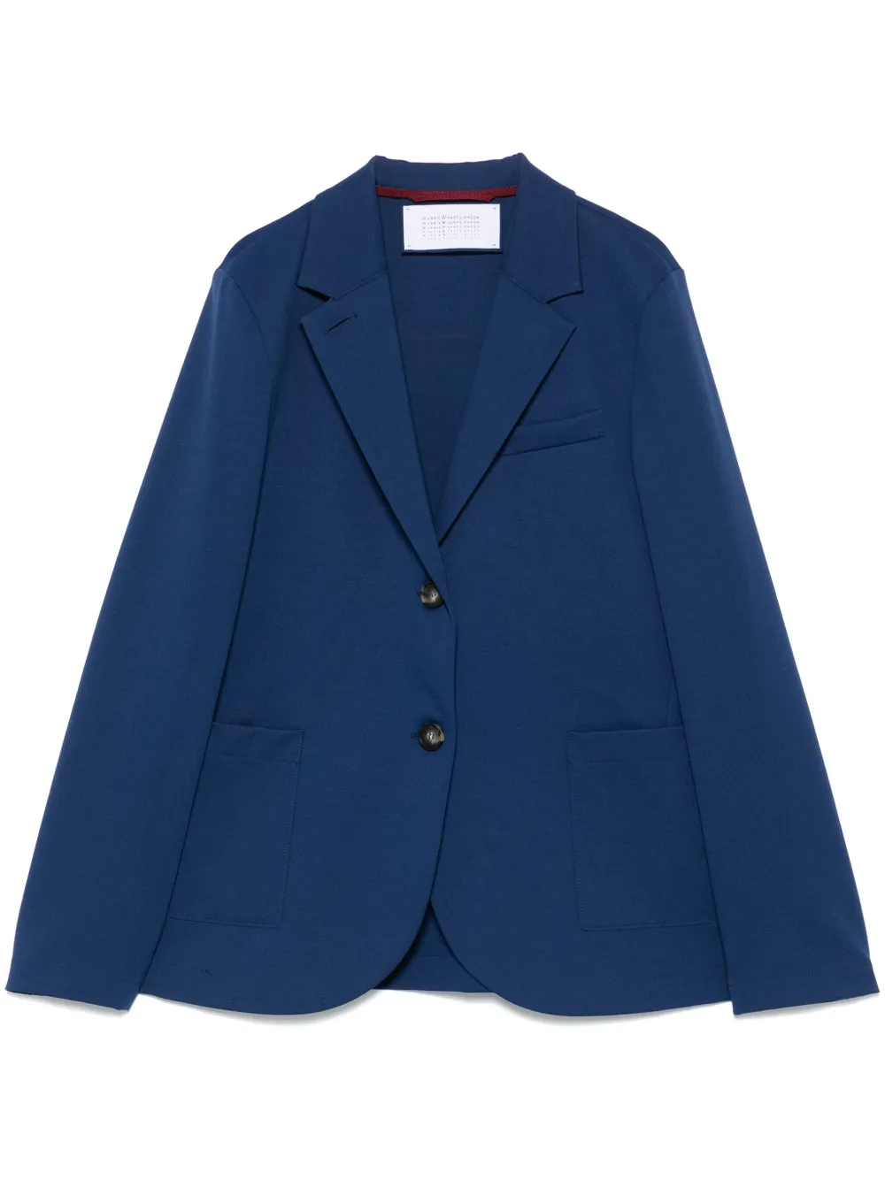 Harris Wharf London Blazer met enkele rij knopen Blauw