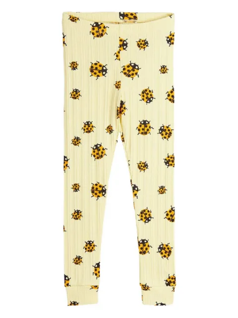 Mini Rodini Lady Bug-print leggings