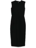 Harris Wharf London crinkled midi dress - Black
