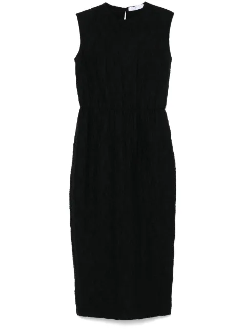 Harris Wharf London crinkled midi dress