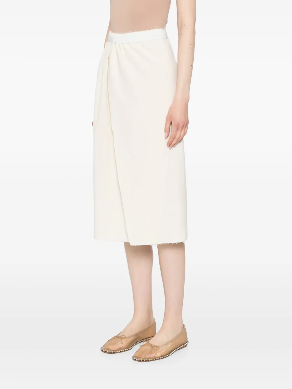 MM6 Maison Margiela A-lijn rok Beige