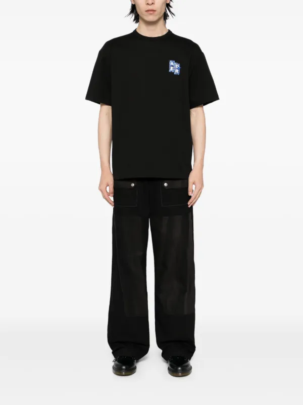 Ader Error logo-print T-shirt | Black | FARFETCH