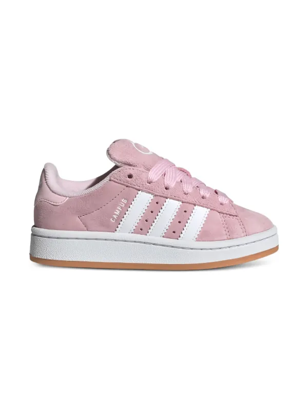 adidas Campus 00s Shoes - Kids - Clear Pink / Cloud White / Gum - 12K