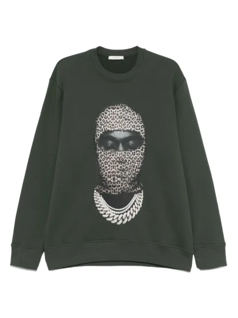 Ih Nom Uh Nit sudadera con cuello redondo y estampado de leopardo