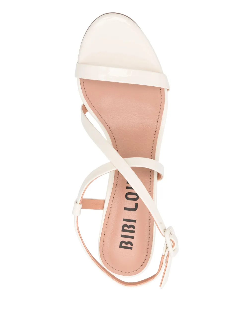 Bibi Lou 65mm leather sandals White