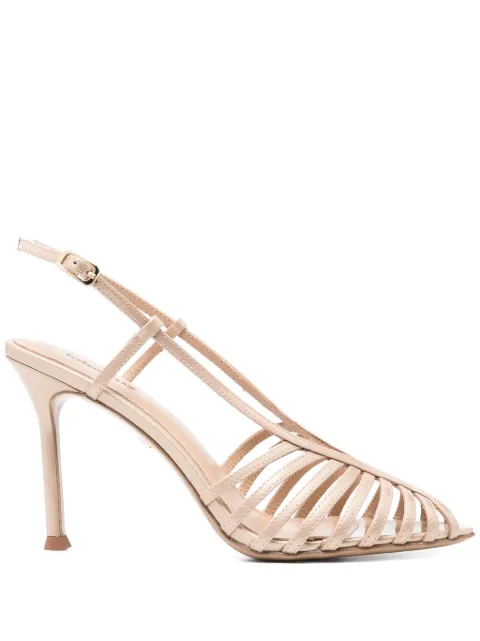 Lola Cruz 95mm Diana slingback sandals
