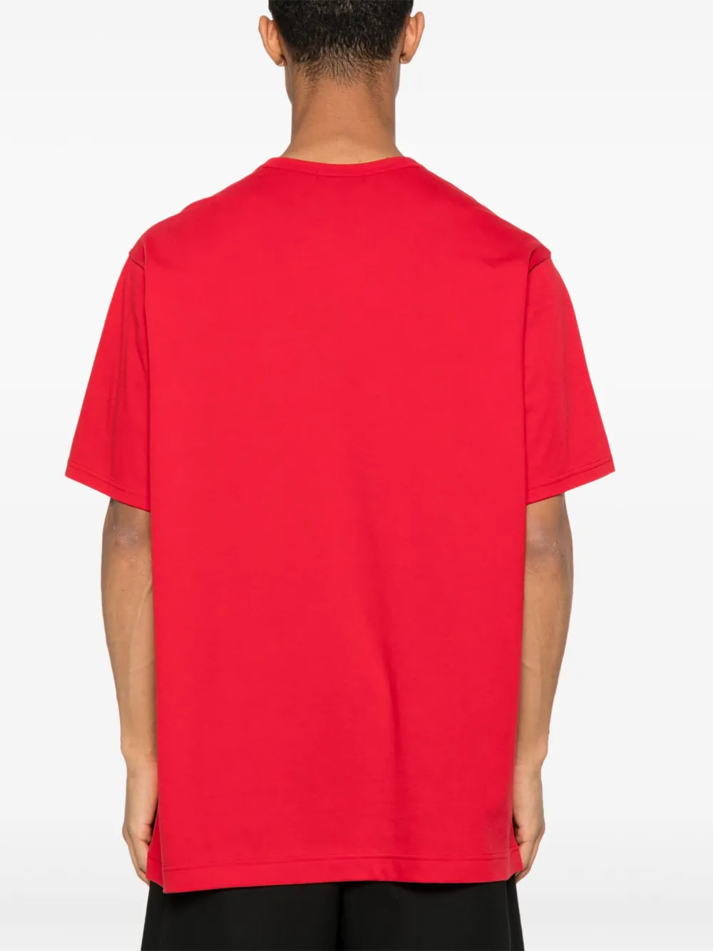 Yohji Yamamoto Katoenen T-shirt Rood
