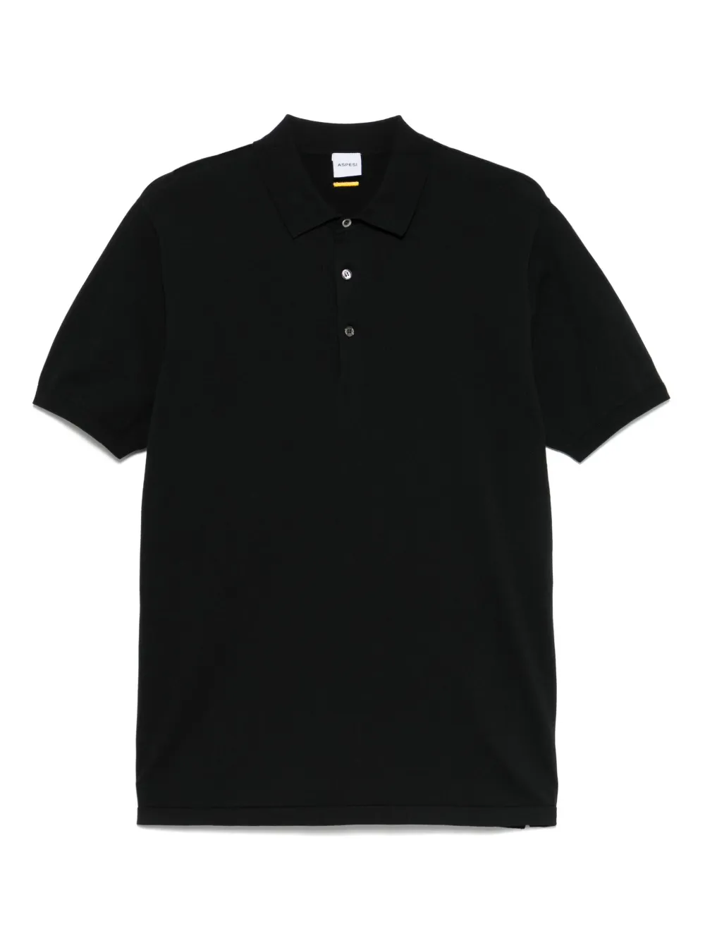 fine-knit polo shirt