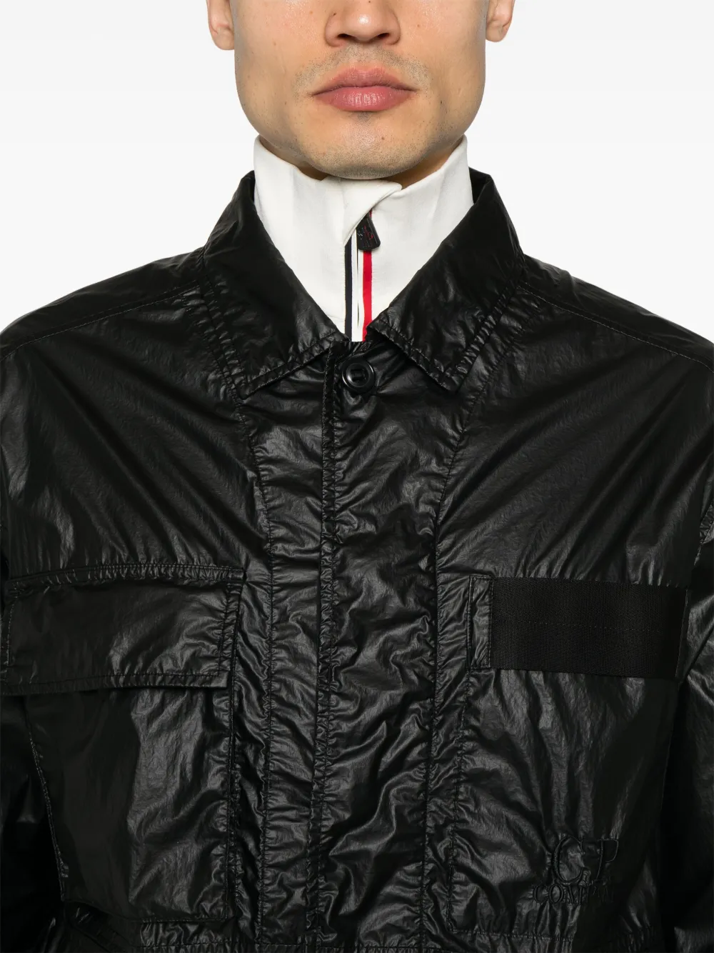 C.P. Company Lino-was shirtjack Zwart