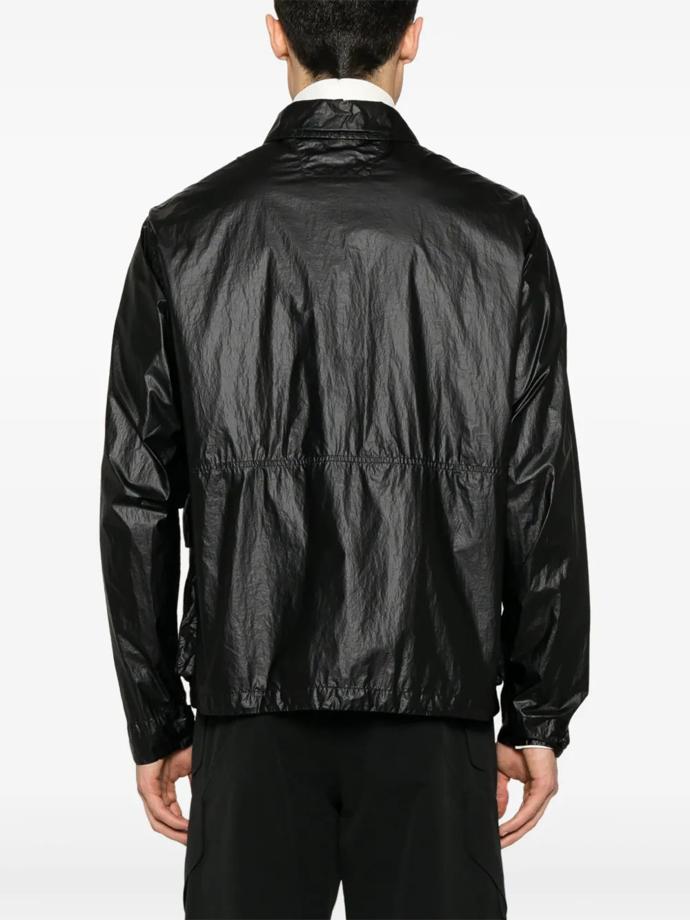 C.P. Company Lino-was shirtjack Zwart
