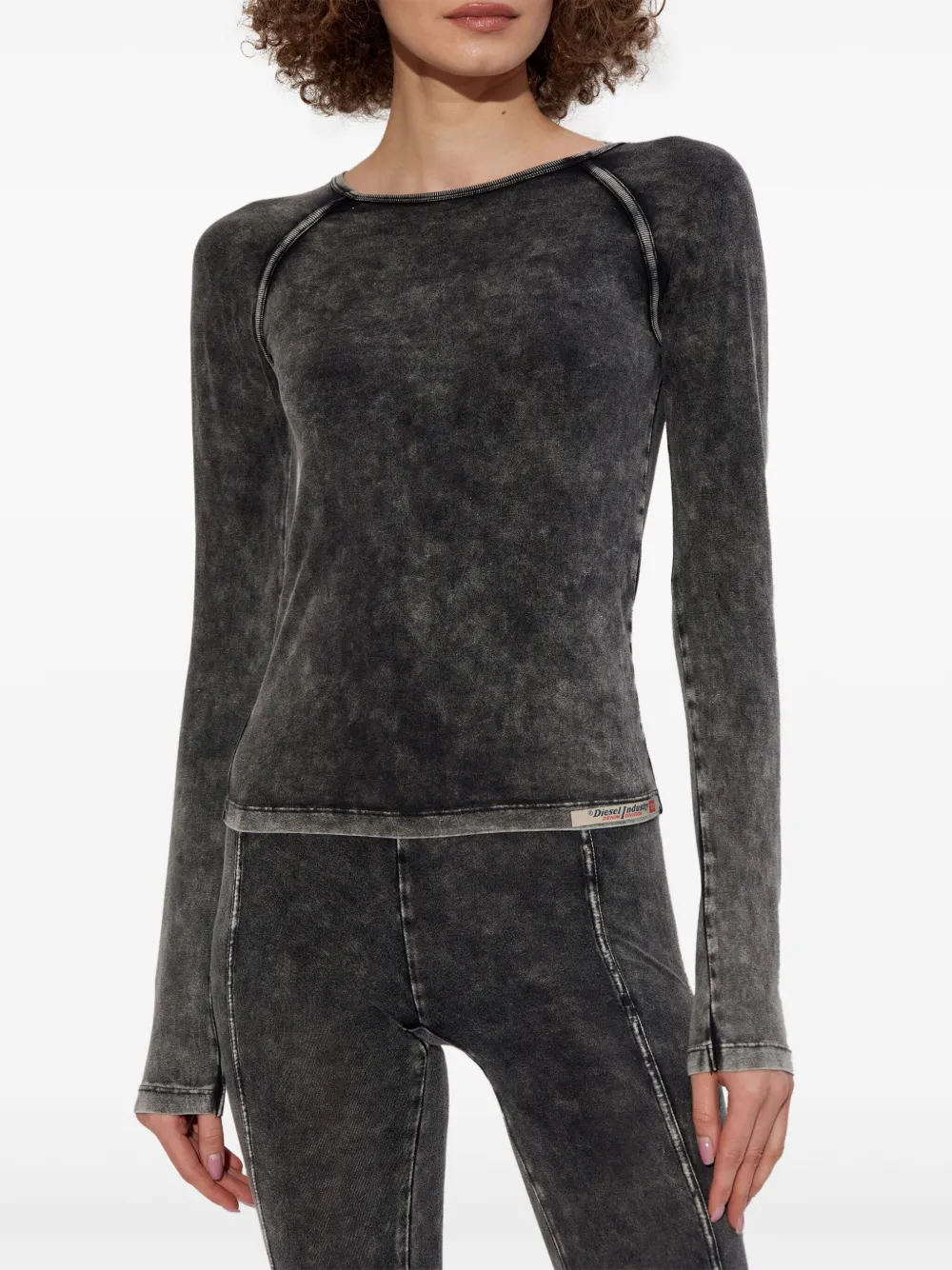 Diesel Anna-Dnm T-shirt Zwart