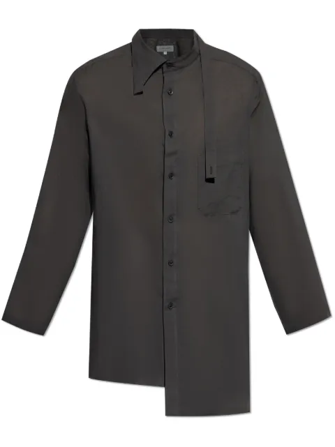 Yohji Yamamoto camisa asimétrica