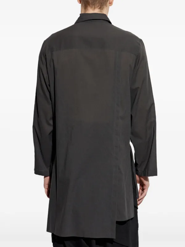 Yohji Yamamoto Asymmetric Shirt | Black | FARFETCH