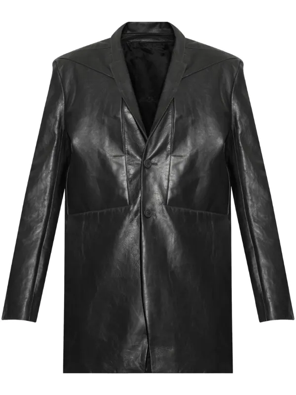 【関税込み】Rick Owens ブラック Lido テーラードジャケット Rick Owens Lido ジャケット | ブラック | FARFETCH JP