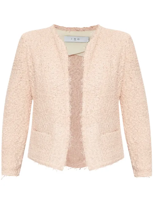 IRO veste à coupe crop - Rose - IRO - Modalova