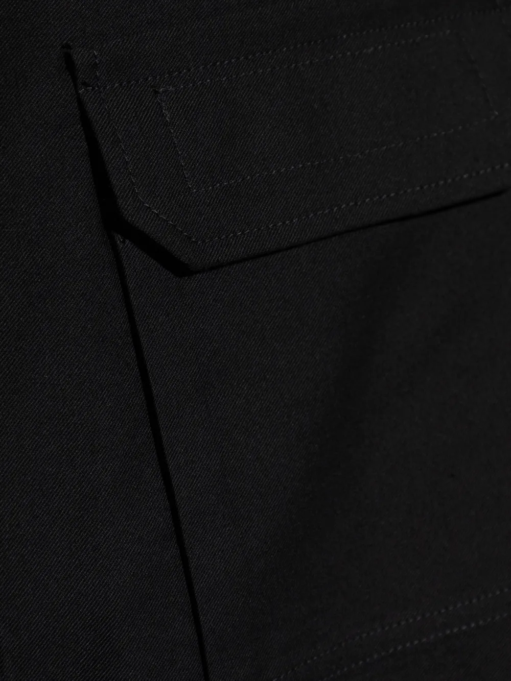 Yohji Yamamoto Popeline overhemd Zwart