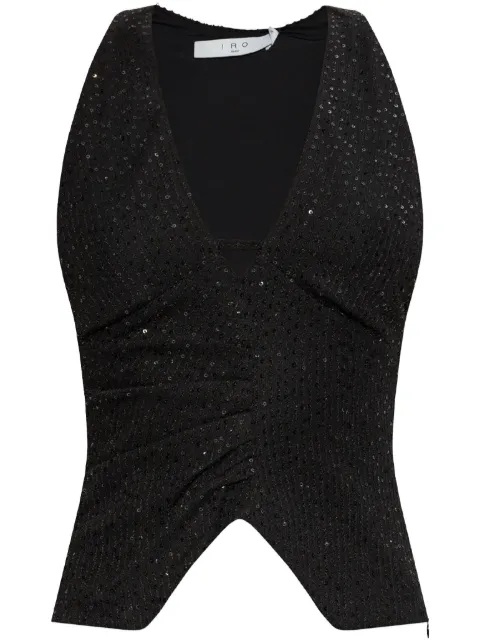 IRO drap detailing vest