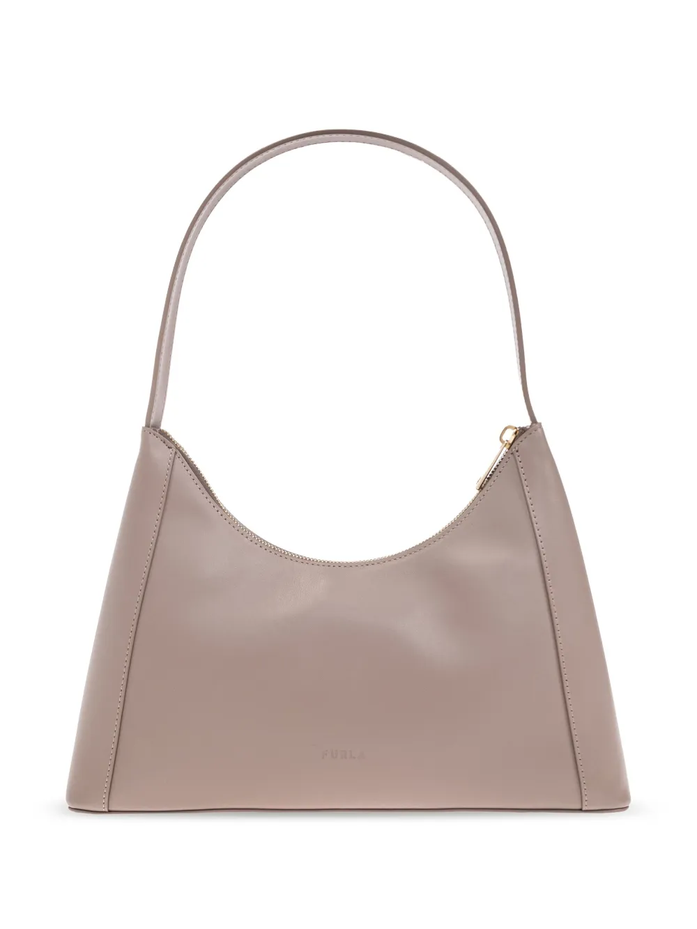 Furla Leren shopper Beige
