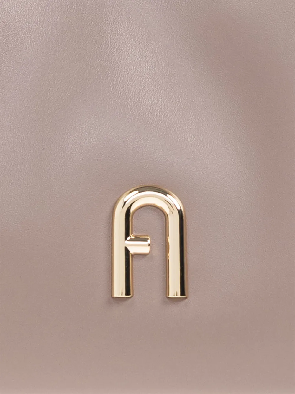 Furla Leren shopper Beige