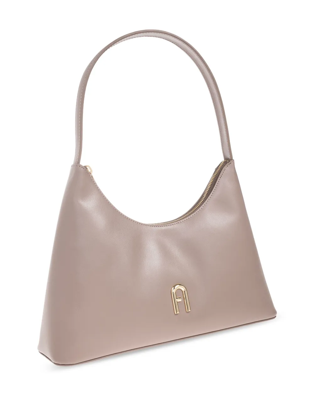 Furla Leren shopper Beige
