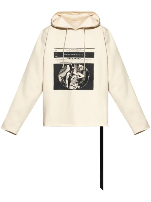 Hoodie à patch logo - Rick Owens DRKSHDW - Modalova